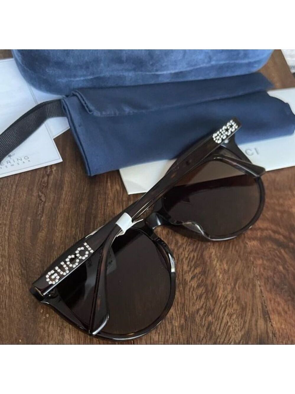 New Gucci ❤️56 mm cat eye sunglasses